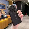 Funda de Teléfono Móvil Adecuada para Huawei Mate70Rs Estilo Chino Piel Patrón de Dragón Mate60Pro Tacto Piel Anti-Caída Cubierta Protectora