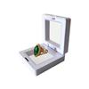 Caja para Anillo de Suspensión de Película Transparente Caja para Anillo Caja Exhibidora de Joyería Caja para Colgante de Collar Caja de Embalaje para Pulsera de Juguete Cultural