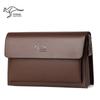 Saqi canguro nuevo embrague de negocio para hombre con cerradura de contraseña embrague de cuero PU de negocio cartera multi-tarjeta