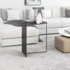 Mesa lateral de sofá para sala de estar nórdica, prateleira de canto em ferro artístico da moda, mini aparador, mesa de cabeceira para café