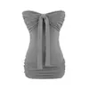 Vestido Tomara-que-caia Sexy Modelador de Corpo Celebridade da Internet Doce Menina Quente Emagrecedor Laço Bodycon Curto