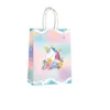 Bolsa de Regalo de Unicornio Recuerdo de Cumpleaños Bolsa de Regalo de Dibujos Animados Bolsa de Compras Tipo Tote Bolsa de Papel para Empaque de Jardín de Infancia