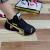 Outono e Inverno novo tênis de couro completo com forro de fleece, unissex, mesmo couro, tênis estilo "daddy shoes" com bordado de pássaro auspicioso, cano alto, sola macia