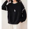 Estilo Coreano Estilo Preguiçoso Malha Pulôver Relaxada Principal Outono e Inverno Novo Estilo Bom de Usar Malha Interna Solta