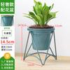 Estante de Flores Sala de Estar Multicapa Precio Especial Liquidación Nórdico Interior Hogar Balcón Almacenamiento de Plantas en Maceta Estante de Hierro Verde