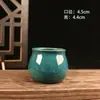 Decoración de emplatado de sashimi taza con hielo seco olla pequeña platos de sushi tazón pequeño plato de sashimi de mariscos decoración taza de cerámica cocina japonesa botella pequeña