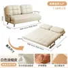 Cama plegable de cuero encerado, sofá perezoso, doble propósito, individual o doble, adecuada para apartamentos pequeños, salas de estar, balcones, y con un estilo vintage
