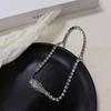 Estilo Punk Cadena de Hueso de Serpiente con Pedrería Choker Cadena para el Cuello de Chica Popular Dulce Fresca Cadena de Cuello Collar Cadena de Cuello para Mujeres