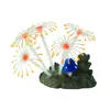 Venda Direta de Fábrica de Decorações para Aquário, Paisagismo de Aquário, Coral Artificial Macio de Silicone, Mesa de Areia Ecológica, Submersível