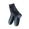 Calcetines de encaje sin costuras hasta la mitad de la pantorrilla para otoño e invierno para mujer, hipoalergénicos, suaves, cómodos, modernos, casuales, con estampado floral, calcetines holgados versátiles