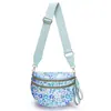 Bolsa Tendência de Ombro Único para Mulheres, Nova Moda Versátil em Tecido Oxford de Grande Capacidade Formato Concha, Bolsa Transversal Casual Leve