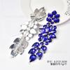 Venta al por mayor de cadena corta con diamantes de imitación de cristal de colores y gotas de agua, accesorios de joyería para zapatos, bolsos, vestidos y flores, hebilla de diamante de cristal.