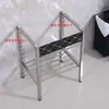 Lavabo cerámico para lavandería con soporte de acero inoxidable, lavabo con tabla de lavar, fregadero profundo para lavandería para balcón