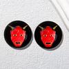 Vidrio de alta permeabilidad de 25 mm para Halloween, accesorios de gema de tiempo DIY, accesorios para joyería DIY, explosiones transfronterizas