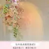 Flores Artificiales para Arreglos Florales de Boda Flores Colgantes Banquete de Compromiso Banquete de Bebé Tablero KT Diseño de Escena Floral para Boda Flores Falsas