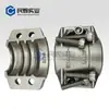 Fabricante Original Acero Inoxidable Dn40 Abrazadera de Seguridad para Tubería En14 420-0.15kg Abrazadera de Pie Resistente a la Corrosión Abrazadera para Tubería de Transferencia de Fluidos