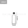 Garrafa de Vidro Transparente Frasco de Essência Óleo Essencial 18 Bocas 20 Bocas 28 Bocas Garrafa de Vidro Boston Frasco de Boca Pequena Frasco Reagente