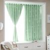 Cortinas de Velcro para Quarto, Blackout, Instalação sem Furos, Autoadesivas, Estilo Curto, Protetor Solar, Peça Única Dropshipping, Janela de Canto, Luxo Leve Nórdico