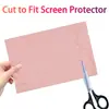 Película Protectora de Pantalla Recortable, Transparente de Alta Definición para Mascotas, Película de Rejilla Recortable Universal para Tablets y Navegadores GPS