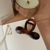 Nuevo Pasador Redondo de Lazo de 8 cm Hebilla de Mariposa Pinza Elegante de Gama Alta Pinza de Tiburón Versátil Elegante en la Parte Posterior de la Cabeza
