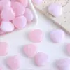 Contas de Resina Ins Estilo Coreano Gradiente em Formato de Coração com Furos Retos, Acessórios para Pulseira e Colar DIY Feitos à Mão, Materiais para Miçangas