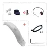 Adecuado para Accesorios de Guardabarros Trasero para Patinete Eléctrico 1S Pro M365 Juego de Tapa de Silicona y Soporte para Luz Trasera