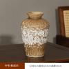Vaso de Cerâmica Estilo Retrô Europeu para Sala de Estar Estilo de Alto Nível Vaso de Cerâmica Rústica Simples Flor Seca Arranjo de Flores Ornamentos de Flores