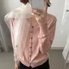 Cárdigan de punto con cuello en V de estilo coreano y diseño de botones irregulares para mujer, nuevo suéter chaqueta top chic otoño 2026