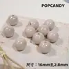 Grãos de Gelatina Multi-Color com Furo Reto de 16mm Contas Artesanais DIY Acessórios de Contas Soltas Corrente para Celular Chaveiro para Carro Brincos Joias
