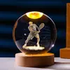Artículo popular de comercio exterior: lámpara de noche bola de cristal, decoración de anime de dibujos animados, lámpara de cielo estrellado brillante, pequeño regalo creativo, venta al por mayor transfronteriza