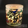 Amantes de las Velas Lámpara de Vela Frutal Hojas Besándose Románticamente Candelabro No Giratorio Candelabro de Cumpleaños Lámpara de Candelabro Romántico para Restaurante
