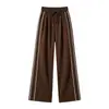 2026 Novos Calças de Verão Femininas de Cintura Alta Wide Leg, Confortáveis, Casuais, Largas, Com Caimento, Emagrecedoras, Atacado