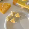 Ratón de Queso Lindo Dibujo Animado Pasador Femenino Flequillo Lateral Clip de Pato Lindo Pasador para el Cabello