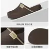Pantuflas cerradas de suela gruesa de 3 cm para mujer, sandalias frescas antideslizantes casuales de verano para exteriores, de moda y versátiles, sin olor