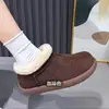 2026 Botas de Nieve Nuevas para Mujer Botines de Invierno de Moda Elegantes Versátiles Suela Gruesa Terciopelo Añadido del Noreste Calientes Acolchados Zapatos de Algodón