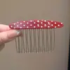 Peine elegante y voluminoso para mujer, creando un look dulce y encantador con un pasador de lazo, perfecto para un peinado alto y versátil, nuevo peine y accesorios para el cabello 2026