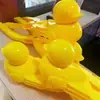 Color Macarrón Clip de Bola de Nieve Mixto Equipo para Jugar en la Nieve Jugar a la Guerra de Bolas de Nieve Juguetes para Jugar en la Nieve Agitar Tono Mismos Juguetes Explosiones