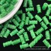 Jade verde seco 6 x 11 grande bambu contas soltas atacado DIY joias de jade pulseira colar acessórios atacado