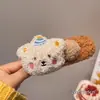 Presilha de bico de pato marrom de cachorro coreano, presilha elegante para coque torcido, presilha de cabelo volumizadora para a parte de trás da cabeça, acessório de cabelo de alta qualidade