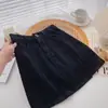 Falda de Pana de Tiro Alto Ajustada a la Cadera para Mujer, Nueva Moda Coreana Otoño 2025 Retro Trendy Falda Corta de Línea A