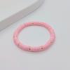 Estilo Boêmio Colorido Peça de Cerâmica Macia Pulseira com Contas Moda Feminina Personalizada Espaçador de Contas Douradas Corda com Carimbo Joias Europeias e Americanas