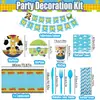 Novo Conjunto de Louça para Festa com Tema Toy Story Bandeja de Papel Copo de Papel Guardanapo Layout de Atmosfera de Aniversário Infantil