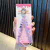 Cadena para Teléfono con Cuentas de Oso Llavero Colgante para Funda de Teléfono Doble Cadena Pulsera Hecha a Mano Colgante para Mujer Accesorio de Muñeca