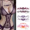 Pegatinas de Tatuaje Serie Sucubus, Pechos y Partes Privadas Femeninas Sexys y Tentadoras, Pegatinas de Tatuaje Semi-Permanentes Impermeables y Resistentes al Sudor de Larga Duración