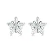 Brincos de pino S999 prata pura feminino temperamento dia Coreia do Sul personalidade moda simples criativo hipster piercing na orelha brincos joias