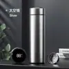 Copo térmico de aço inoxidável 304 para exportação, copo portátil a vácuo de camada dupla para presente de negócios, copo reto com logotipo personalizado