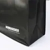 Bolsa de Viagem Universal Personalizável com Fundo e Lados Pretos Serigrafados e Revestimento de Filme Não Tecido Personalizável