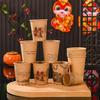 Copos de Papel Kraft Personalizados de 9 Onças para Bebidas Quentes com Impressão de Logo, Copos de Papel Descartáveis Ecológicos no Atacado para Café