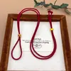 Cuerda Trenzada Tienda de Oro Mismo Estilo Cuerda Trenzada Cuerda de Alto Nivel Cuerda de Collar Avanzada con Colgante de Oro Arena Lanyard Unisex