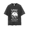 Semillas de comida de Tokio ghouls Ropa de investigación Madera Dorada estudiante de anime camiseta de manga corta hombres y mujeres impresa desgastada ropa de verano t